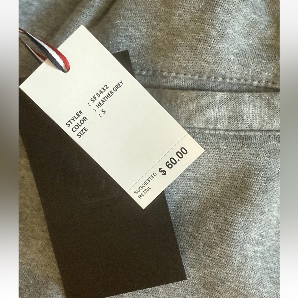 Switch Remarkable Clothing Gray Joggers with Shiny Accents size SMALL BNWT - Picture 4 of 4